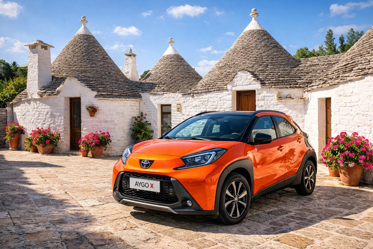 Kleiner Mietwagen für Bari